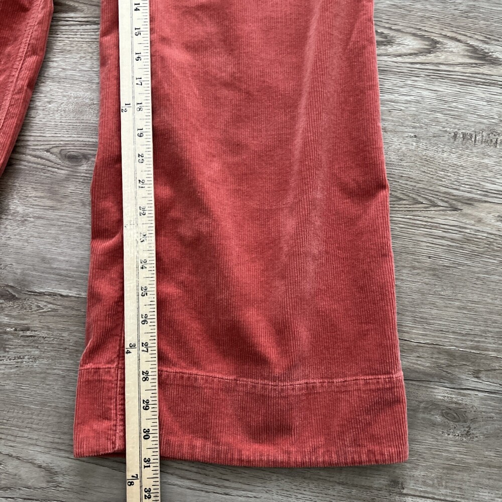 Pilcro High‎ Rise Corduroy Wide Leg Jeans Womens 30 Button Fly Full Length - Picture 5 of 15